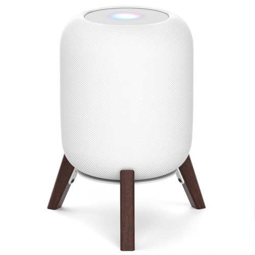 Wood table stand for homepod - wood,